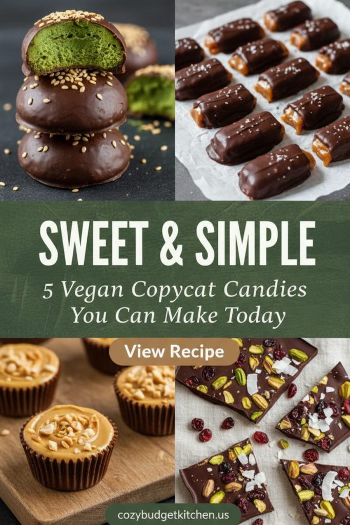 5 Ridiculously Easy Vegan Copycat Candy Recipes to Satisfy Your Sweet Tooth 2 5 Easiest Vegan Candy Recipes Copycat Treats 🍫