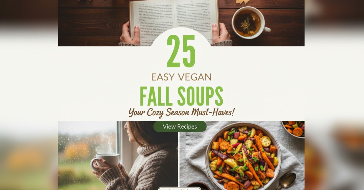 Cozy vegan soups for fall nights
