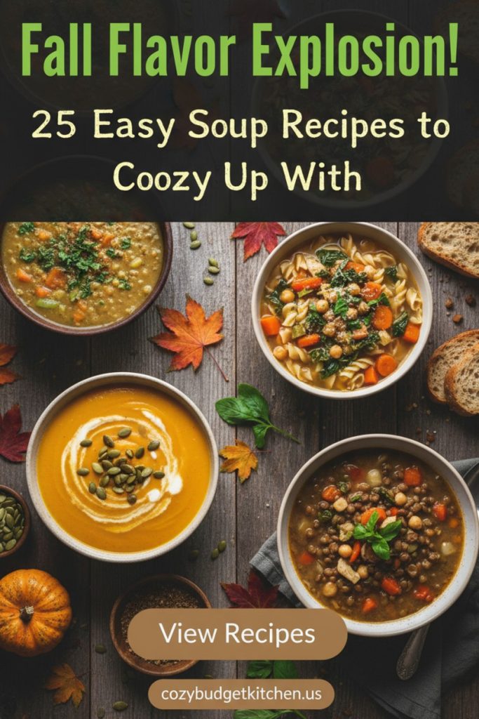 Hearty & Creamy Vegan Fall Soups