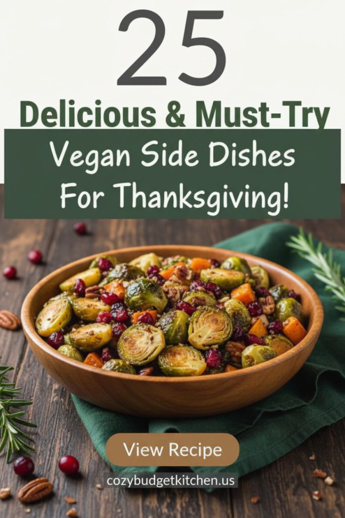 25 Best Vegan Side Dishes for Thanksgiving Everyone Will Love 1 25 Vegan Thanksgiving Side Dish Recipes (Easy & Delicious)