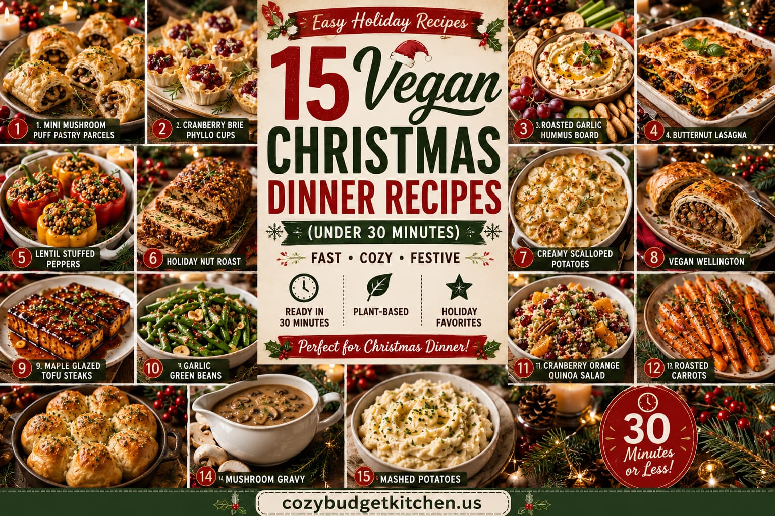 Easy vegan Christmas dinner ideas