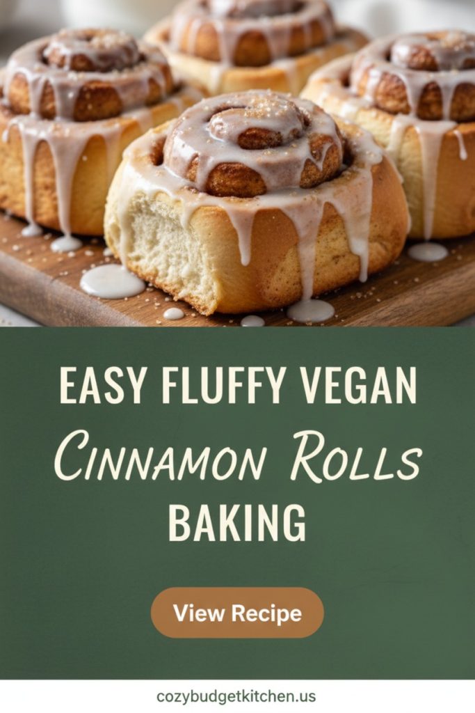 Soft & Fluffy Vegan Cinnamon Rolls for Christmas Brunch