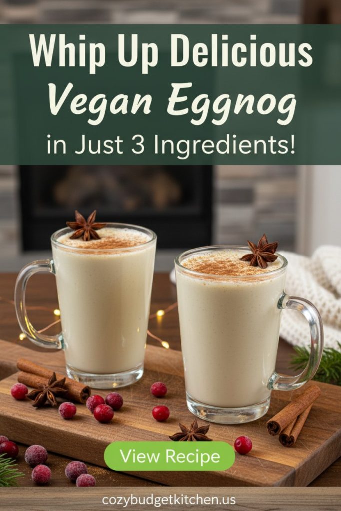 The Best Dairy-Free Eggnog for Christmas & Holiday Parties!