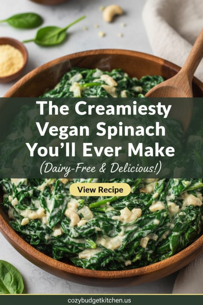 25 Best Vegan Side Dishes for Thanksgiving Everyone Will Love 17 Vegan Creamed Spinach
