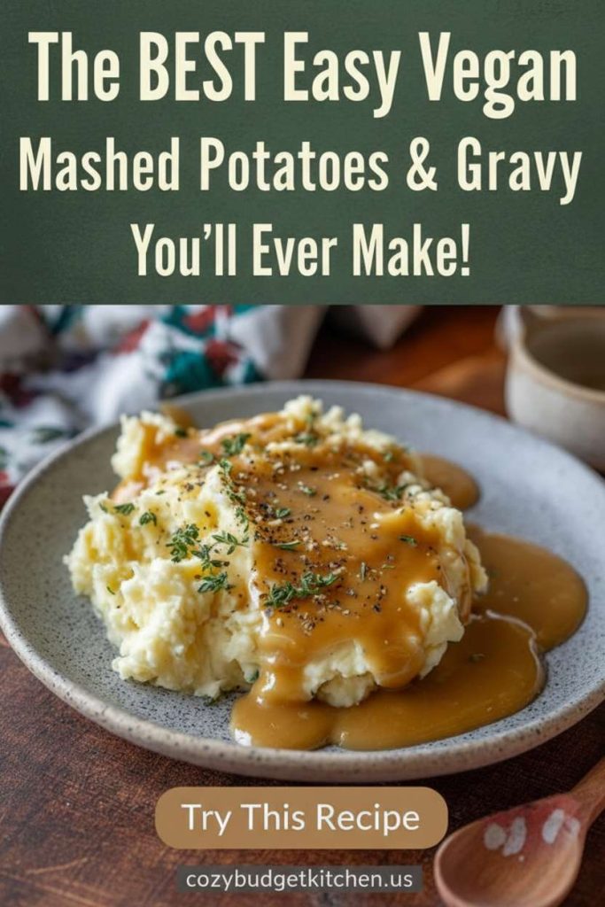 Vegan Holiday Side Dish_ Mashed Potatoes + Gravy