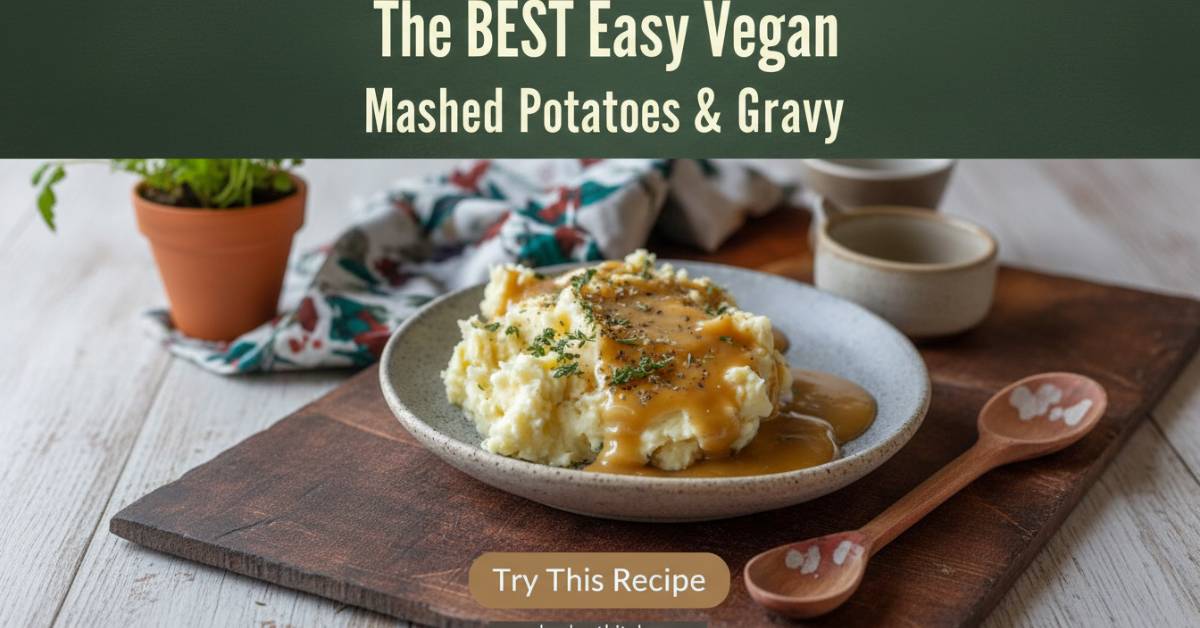 Vegan Holiday Side Dish_ Mashed Potatoes + Gravy1