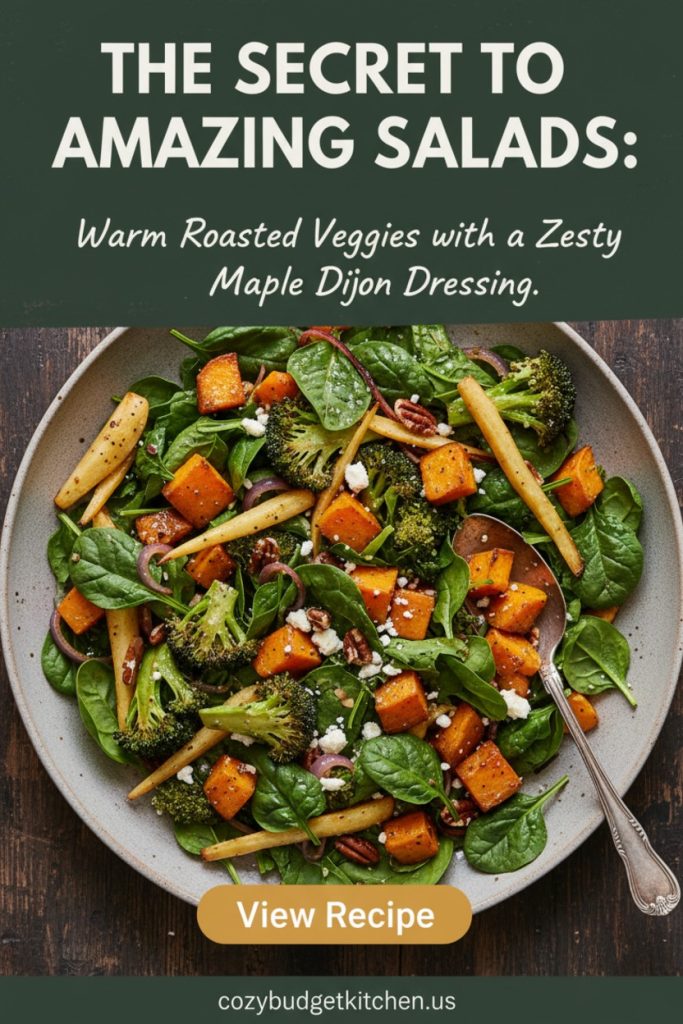 25 Best Vegan Side Dishes for Thanksgiving Everyone Will Love 15 Warm Roasted Veggie Salad with Maple Dijon Vinaigrette