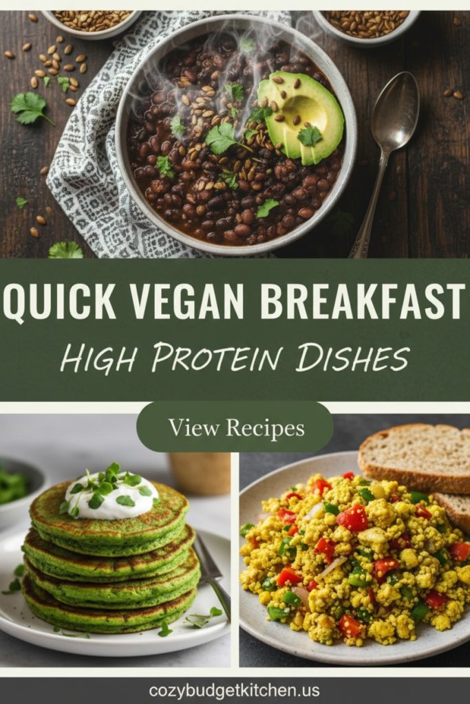 10 Protein-Packed Vegan Breakfast Ideas to Energize Your Morning