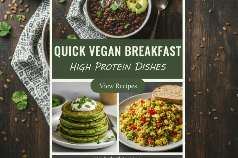 10 Protein-Packed Vegan Breakfast Ideas to Energize Your Morning