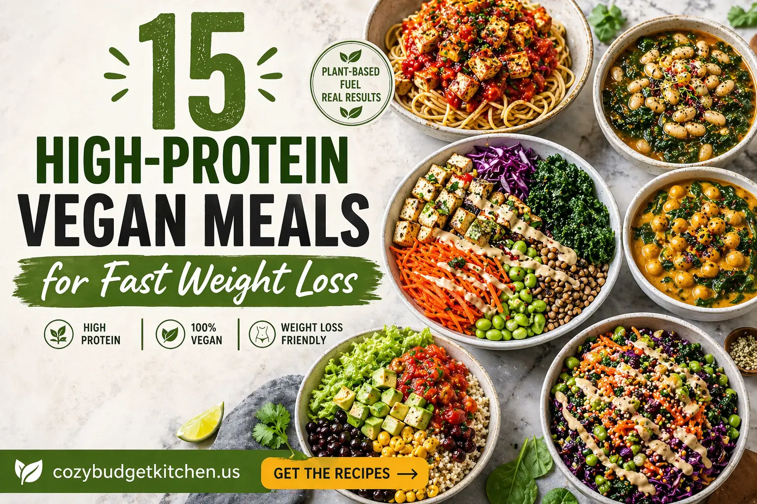 15 Satisfying High-Protein Vegan Meals for Weight Loss
