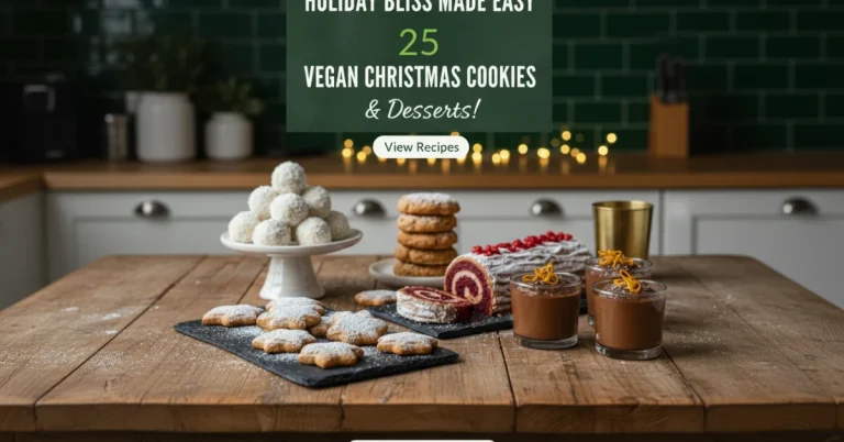 25 Simple & Delicious Vegan Christmas Cookies and Desserts