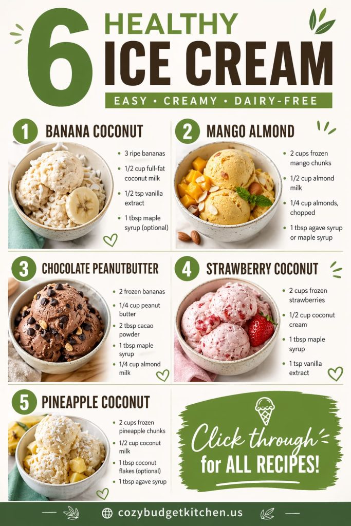 6 Healthy Vegan Ice Cream Recipes You’ll Love This Summer