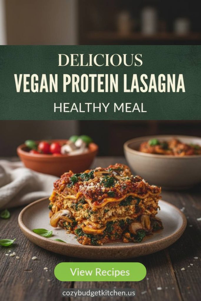 Best Vegan Lasagna with Lentils & Toafu