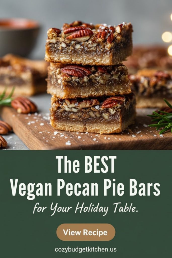 Easy Pecan Pie Bars (No Corn Syrup, Vegan-Friendly!) 2 Easy Pecan Pie Bars (No Corn Syrup!)