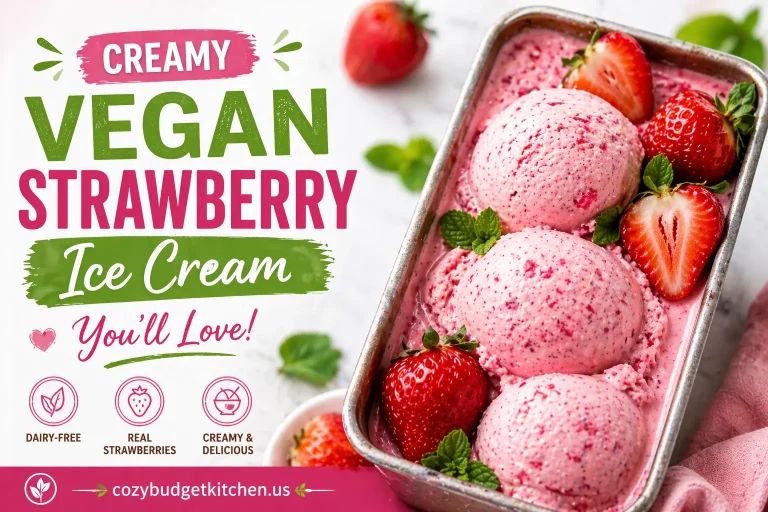 Easy Vegan Strawberry Ice Cream (1)