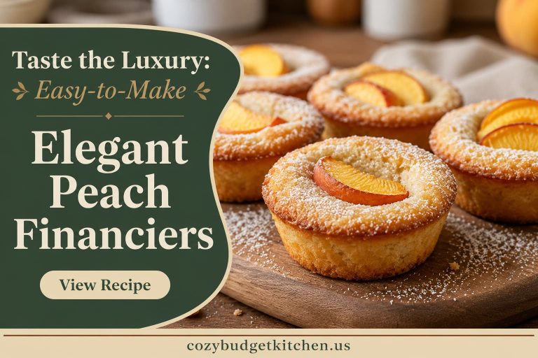 A Simple Guide to Preparing Elegant Peach Financiers