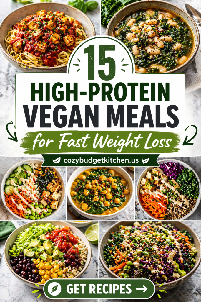 Healthy Vegan Meals Packed With Protein (Perfect for Weight Loss!)