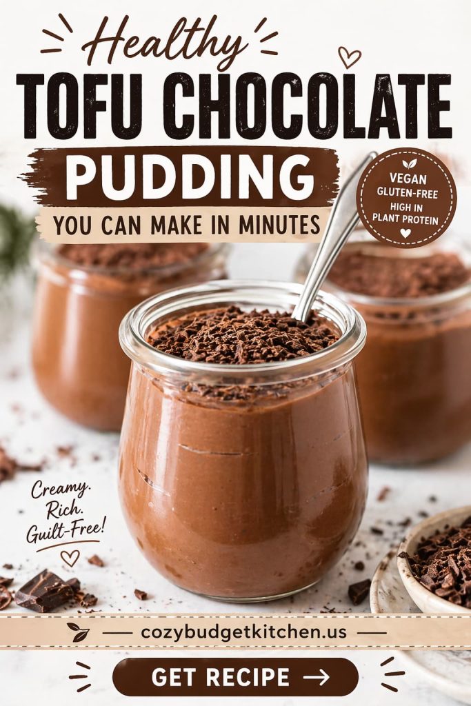 Silken Tofu Chocolate Pudding