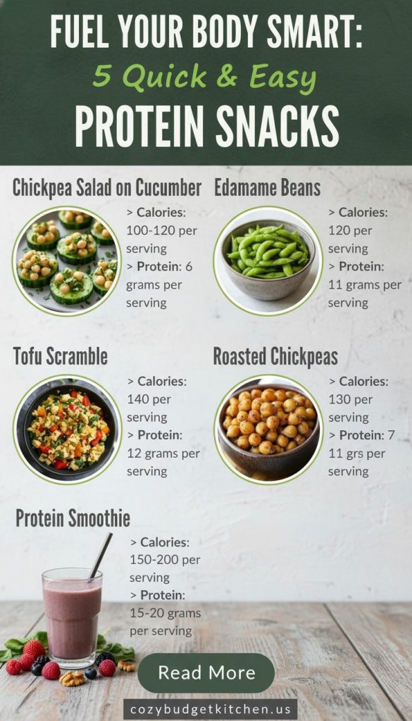 15 Low Calorie High Protein Snacks (vegan)