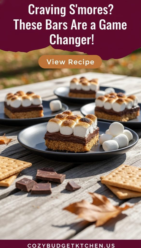 Easy S'mores Bars Recipe_ Gooey Marshmallow Dessert