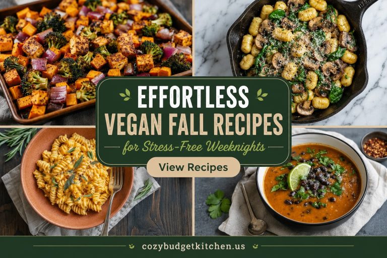 Effortless vegan fall recipes