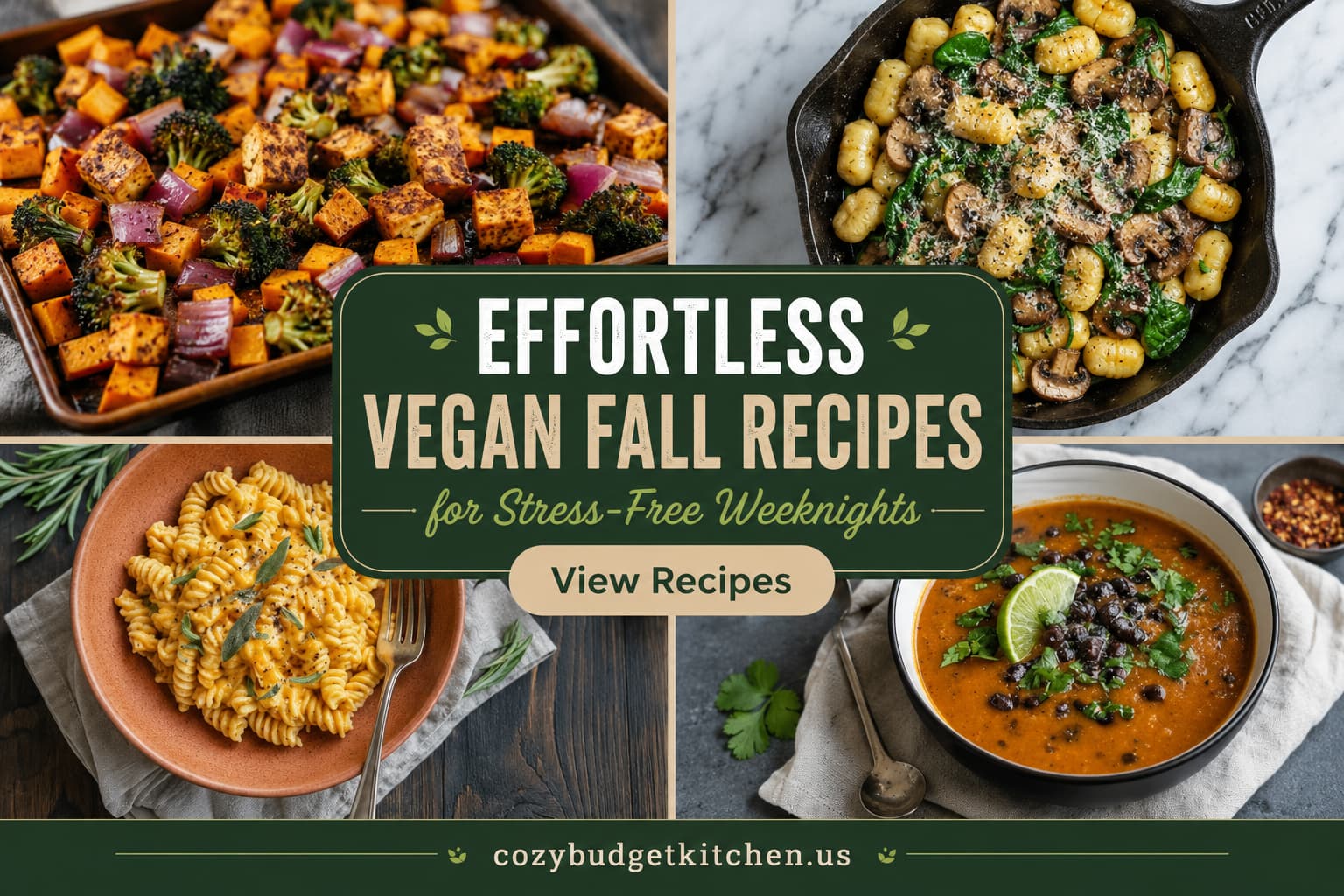 Effortless vegan fall recipes