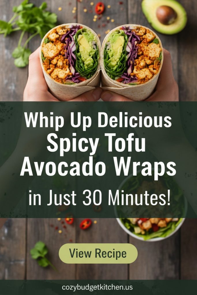 Spicy Tofu Wraps Recipe _ Easy Vegan Dinner - Her Highness, Hungry Me