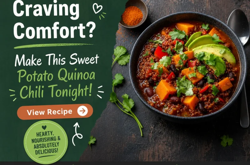 Sweet Potato Quinoa Chili Easy Vegetarian Recipe