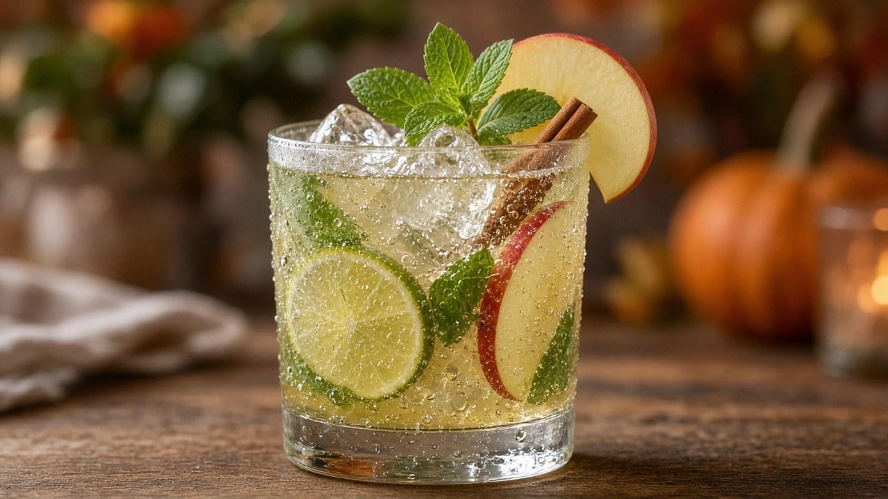 Apple Cider Mojito: Easy 10-Minute Fall Drink (Mocktail Too) 4 apple cider mojito 3