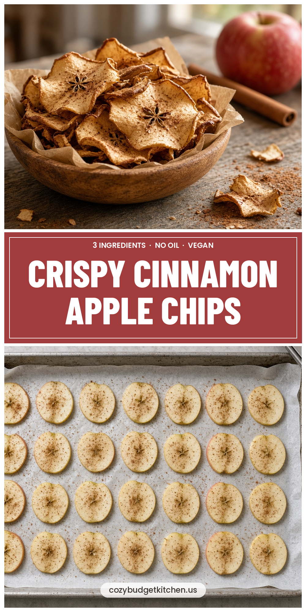 Baked Cinnamon Apple Chips: The 1 Step That Makes Them Crispy