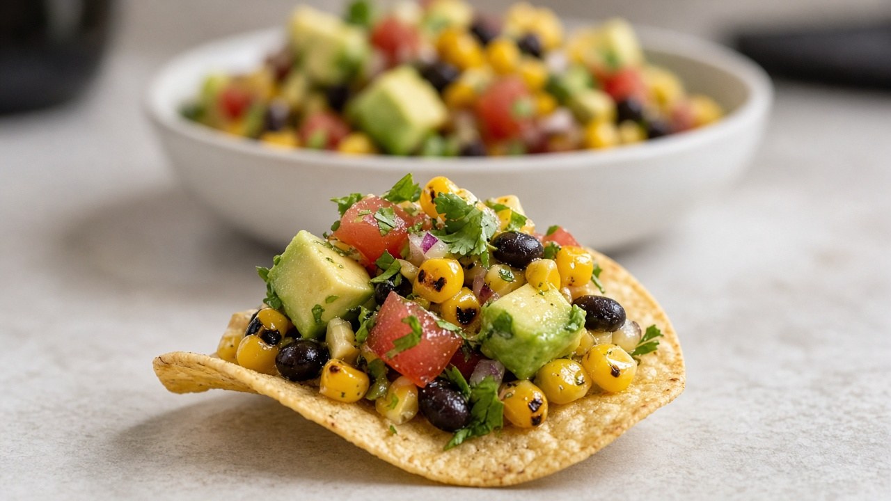Corn and Avocado Salsa: Easy 25-Minute Skillet Recipe 4 charred corn and avocado salsa 3