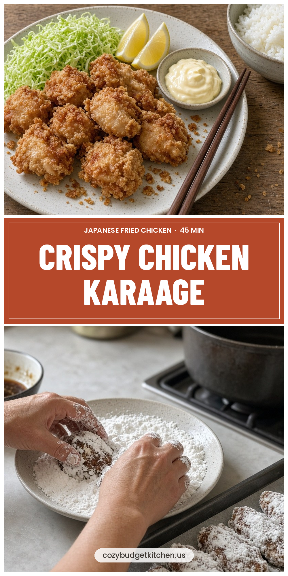 Chicken Karaage: Crispy Japanese Fried Chicken in 45 Min 2 chicken karaage pin