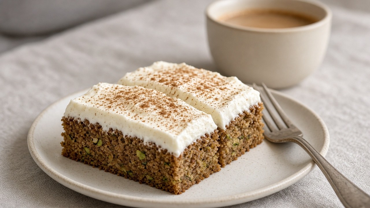 frosted zucchini spice bars 3