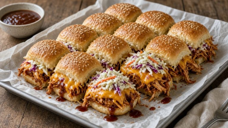 BBQ Chicken Sliders: 12 Easy Mini Party Sandwiches