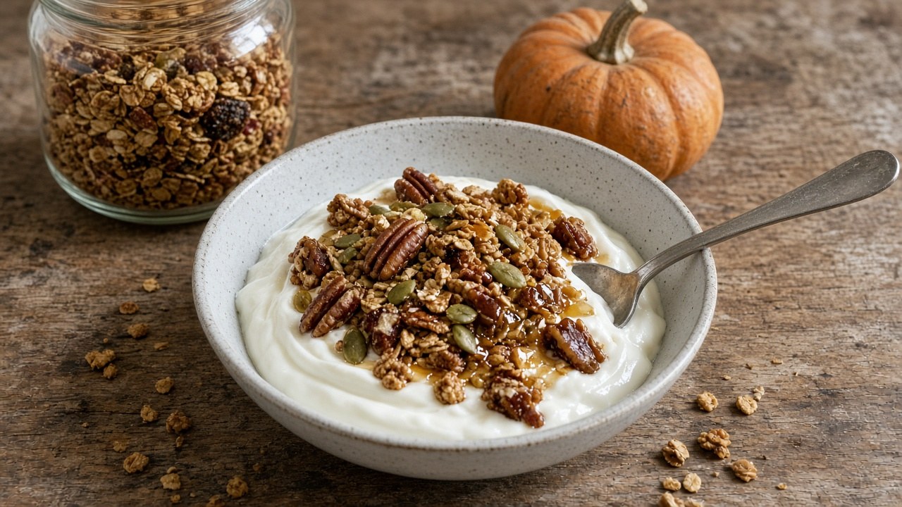 pumpkin spice granola 1