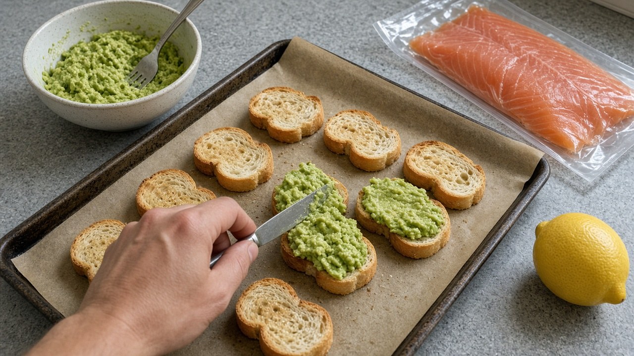Smoked Salmon Avocado Toast Bites: Quick 10-Minute Snack 4 smoked salmon avocado toast bites 2