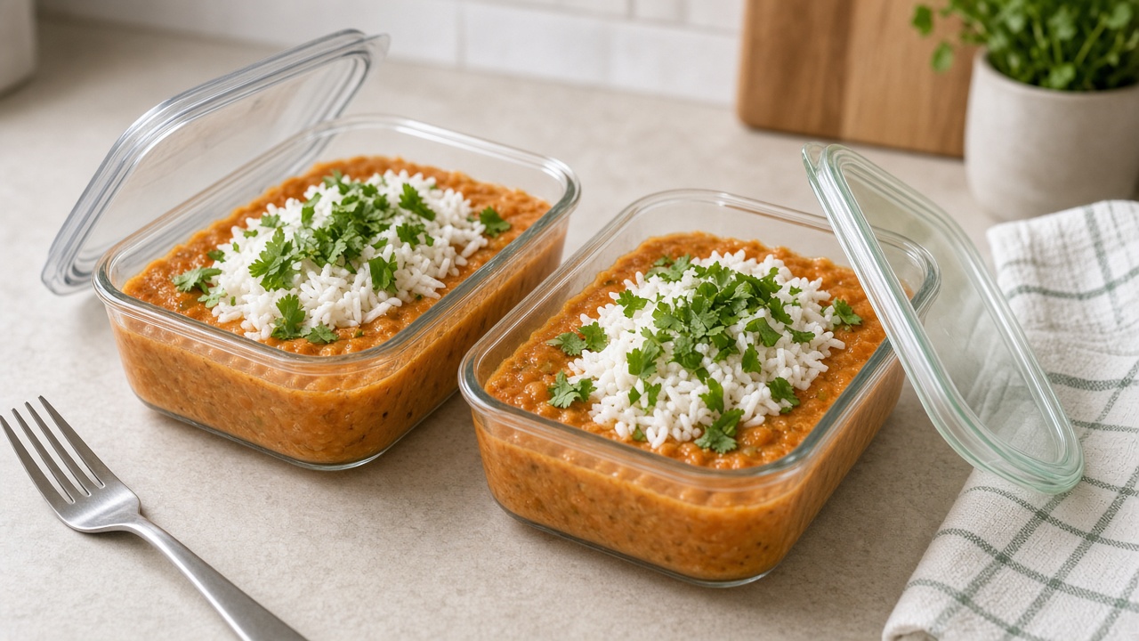 vegan lentil curry 3